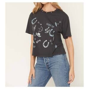 NEW ALL US giddy up top in vintage black